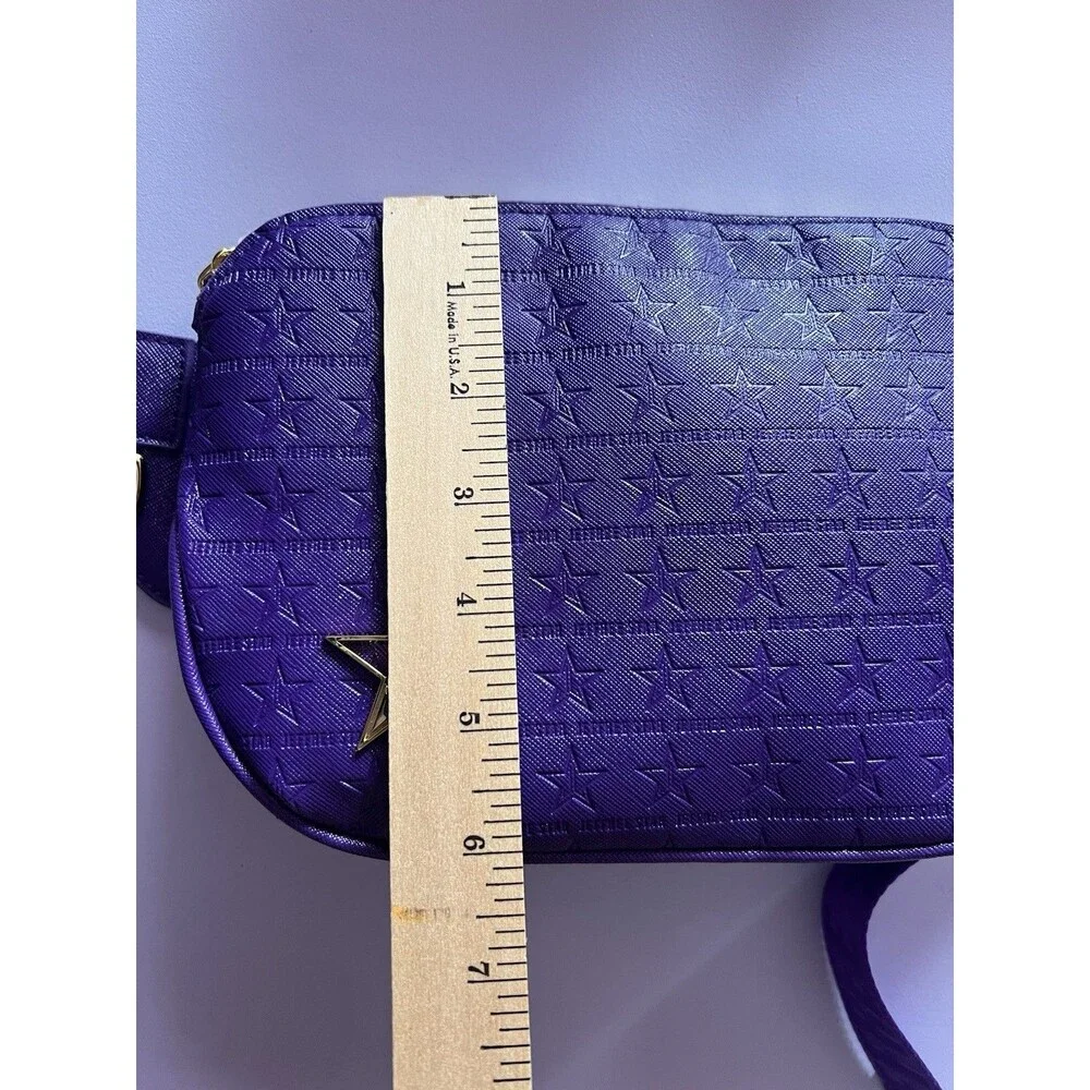 Jeffree Star Purple Waist Fanny Pack Cosmetic Bag Blood Lust Collection NWT